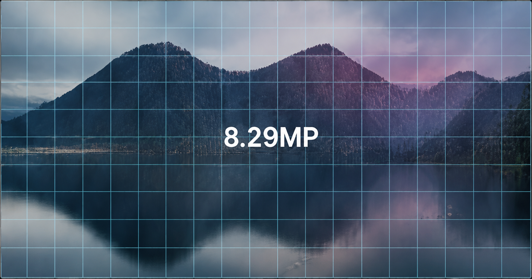 4K UHD resolution example, 3840 × 2160