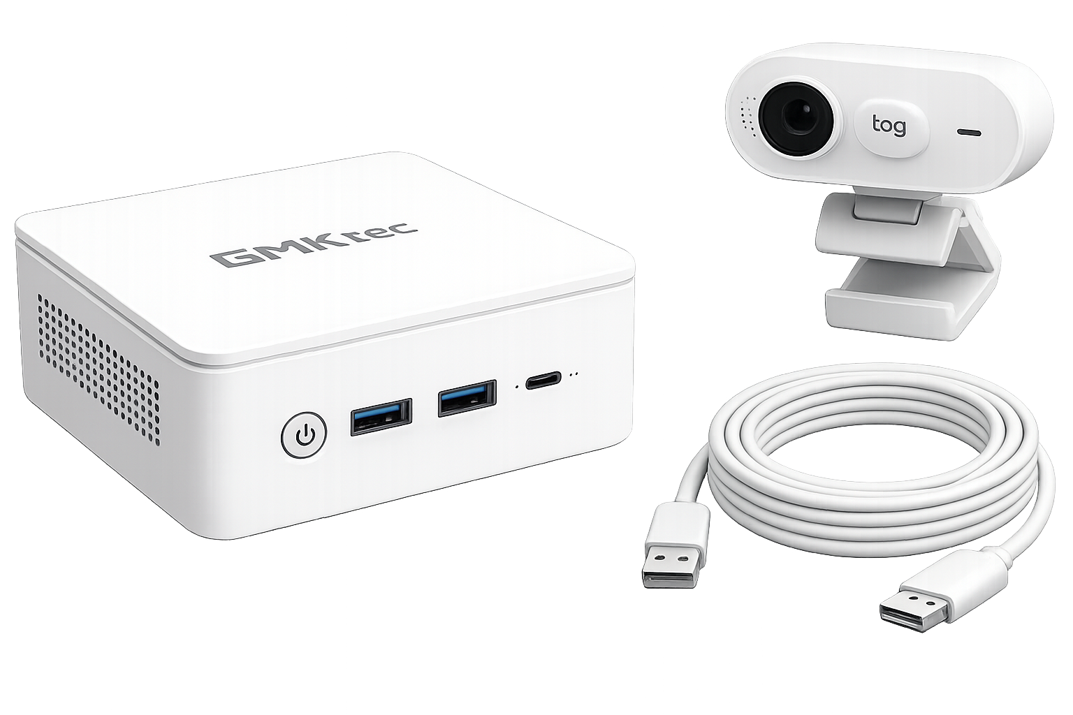 WhiteCore.AI 1× Camera Pack, Add Vision AI to a single screen. One premium webcam adds people counting, dwell time and behaviour analytics.