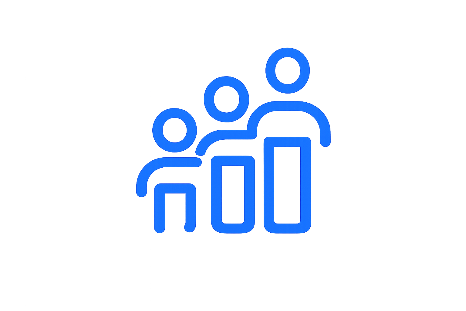 People counting analytics tracking foot traffic past a display