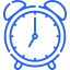 Alarm clock icon for measuring dwell time
