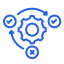 Corrective action icon for turning data into decisions