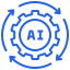 Transformation icon representing understanding behaviour with AI